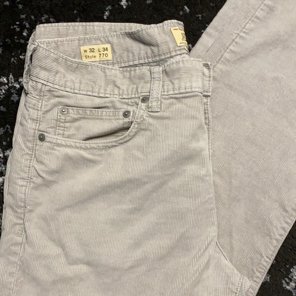 J crew low waist corduroy pants